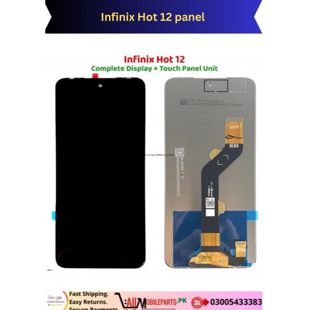 Infinix Hot 12 LCD Panel