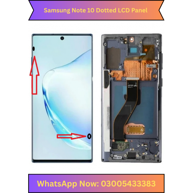 Samsung Galaxy Note 10 Dotted LCD Panel Display – Refurbished (Minor Defects)