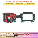For Oppo Reno 3 Pro 4G Headphone EarPhone Jack Handfree Board Audio Jack Mic Flex Cable