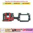 For Oppo Reno 3 Pro 4G Headphone EarPhone Jack Handfree Board Audio Jack Mic Flex Cable