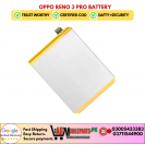 Oppo Reno 3 Pro Original Battery