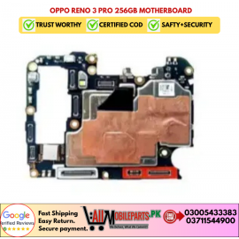 Oppo Reno 3 Pro Original Motherboard | 256GB Storage | 14 Days Warranty