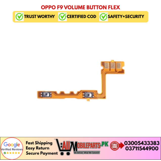Oppo F9 Volume Button Flex