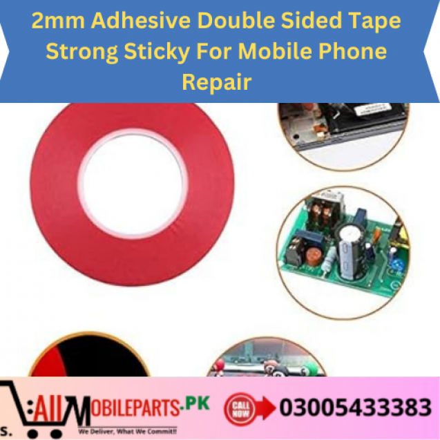 2mm Adhesive Double Sided Tape Strong Sticky For Mobile Phone Repair