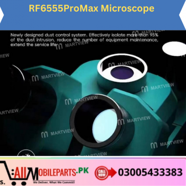 RF6555ProMax 6.5-55X Synchronous Zoom Stereo Microscope available in Pakistan