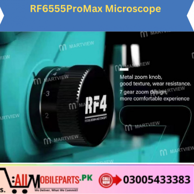 RF6555ProMax 6.5-55X Synchronous Zoom Stereo Microscope available in Pakistan