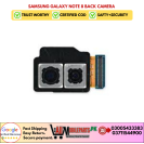 SAMSUNG NOTE 8 BACK CAMERA  