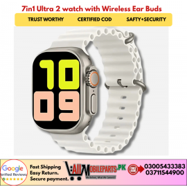 Crown i60 7in1 Ultra 2 with Wireless Ear Buds  Smart Watch