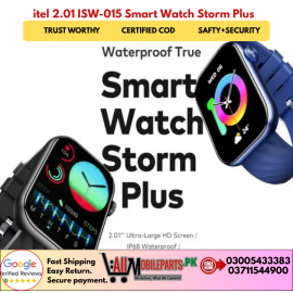 itel 2.01" HD Water Proof ISW-015 Smart Watch Storm Plus