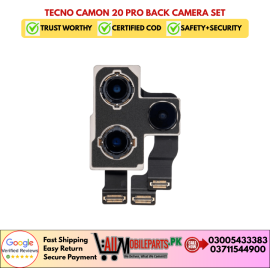 Tecno Camon 20 Pro Back Camera Set
