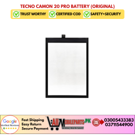 Tecno Camon 20 Pro Battery (Original)