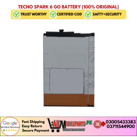 Tecno Spark 6 Go Battery (100% Original)