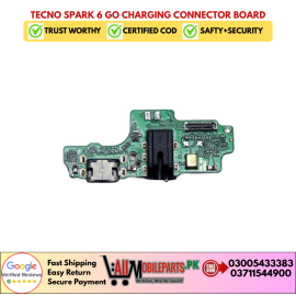 Tecno Spark 6 Go Charging Connector Board