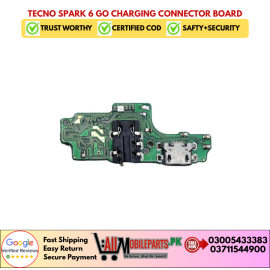 Tecno Spark 6 Go Charging Connector Board