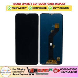 Tecno Spark 6 Go Touch Panel Display