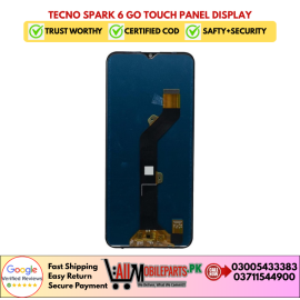 Tecno Spark 6 Go Touch Panel Display