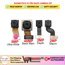 Xiaomi Poco X3 Pro Back Cameras Set