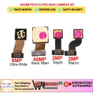 Xiaomi Poco X3 Pro Back Cameras Set
