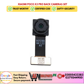 Xiaomi Poco X3 Pro Back Cameras Set
