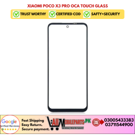 Xiaomi Poco X3 Pro OCA Touch Glass